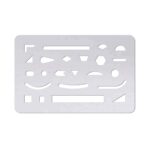 Jakar  Erasing Shield/Stencil – Stainless Steel (91 x 57mmm)