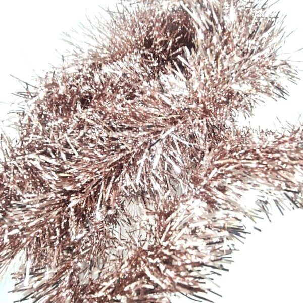 Item0-cYs8fD.jpg Fine Rose Gold Tinsel Garland – Perfect for Christmas & Party Decorations