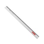 Jakar Aluminium Ruler 60cm with Stainless Steel Cutting Edge – Printed mm/cm Markings, Rubber Grip & Hanging Hole for Precision Measuring & Cutting (3068)