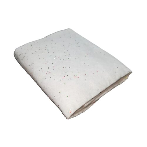 Snow Blanket with Glitter – 120x90cm for Christmas and Party Decor