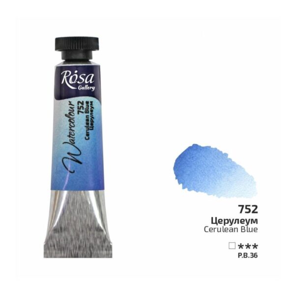 Item0-fsb3xg.jpg Rosa Gallery 10ml Cerulean Blue Watercolour Paint Tube – Premium Artist Quality