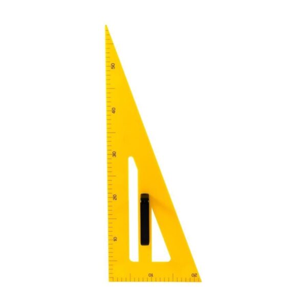 Item0-hzUUjw.jpg Jakar Blackboard Set Square – 60 degrees Yellow Plastic with Black Handle – Durable Classroom Drawing & Measuring Tool (7514)