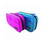 Jakar Pencil Case, Rectangular, Assorted Blue/Pink