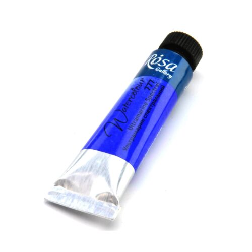 Rosa Gallery 10ml Ultramarine Spectral Watercolour Paint Tube – Premium Artist Quality