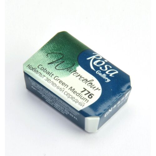Rosa Gallery 2.5ml Cobalt Green Medium Watercolour Paint Pan – Professional Quality