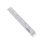 Jakar Acrylic Ruler with Stainless Steel Edge – 30cm Clear Durable Cutting Ruler with cm/mm Markings for Precision Craft, Design & Technical Drawing (3063)