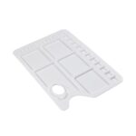Jakar Palette, White Plastic, 34 X 23.5 X 1cm, 23 Well, Rectangular, With Thumb Hole