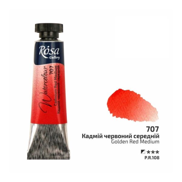 Item0-ttrkFU.jpg Rosa Gallery 10ml Cadmium Red Medium Watercolour Paint Tube – Premium Artist Quality
