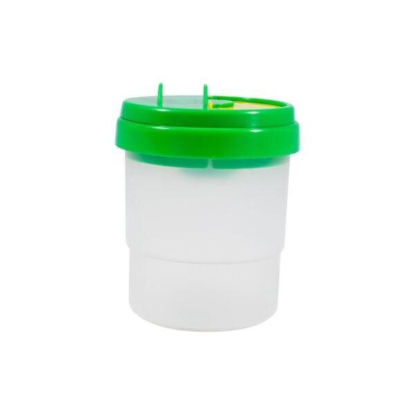 Item0-uagvA2.jpg Jakar Non-Spill Water/Paint Pot 325ml with Swivel Cap & Transparent Oval Palette 23x17cm, 10 Wells & Thumb Hole (6560)
