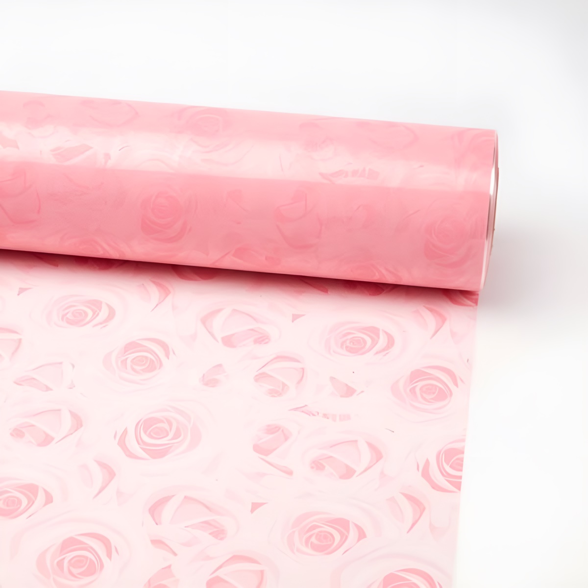 Pink Roses Oasis Oasis Pink Roses Wrap – 80cm Recyclable Floral Film