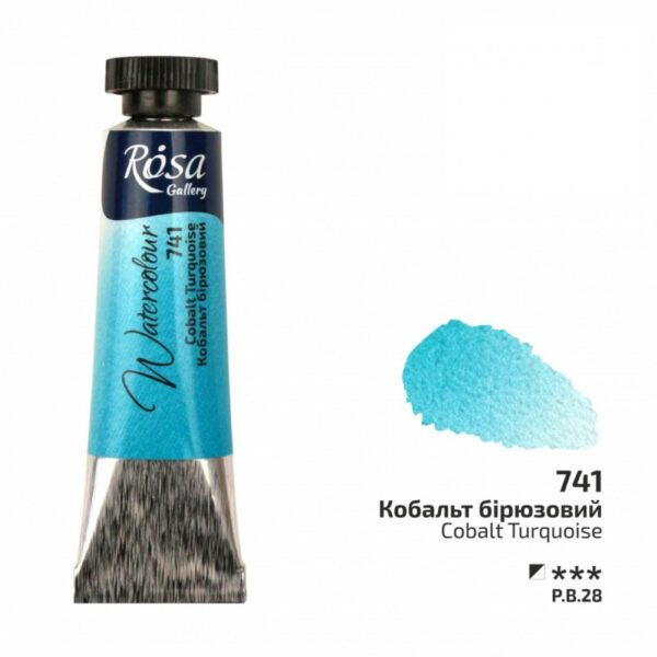 Item0-y5fKuY.jpg Rosa Gallery 10ml Cobalt Turquoise Watercolour Paint Tube – Premium Artist Quality