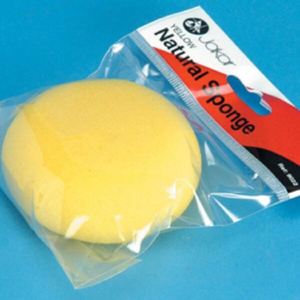 Jakar Artists’ Sponge, 7.5cm Diameter, Yellow Synthetic, Hanging Pack 2 Jakar Artists’ Sponge, 7.5cm Diameter, Yellow Synthetic, Hanging Pack