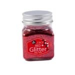 Jakar Red Fine Glitter – 40g Non-Toxic Craft Glitter for Arts, Crafts & Decorations (7647)