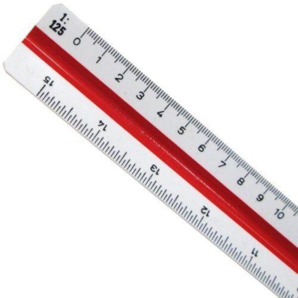 Jakar Architect 1, Triangular Scale, Polystyrene, Metric - 30cm, 1:20, 1:25, 1:50, 1:75, 1:100, 1:125 1 Jakar Architect 1, Triangular Scale, Polystyrene, Metric – 30cm, 1:20, 1:25, 1:50, 1:75, 1:100, 1:125