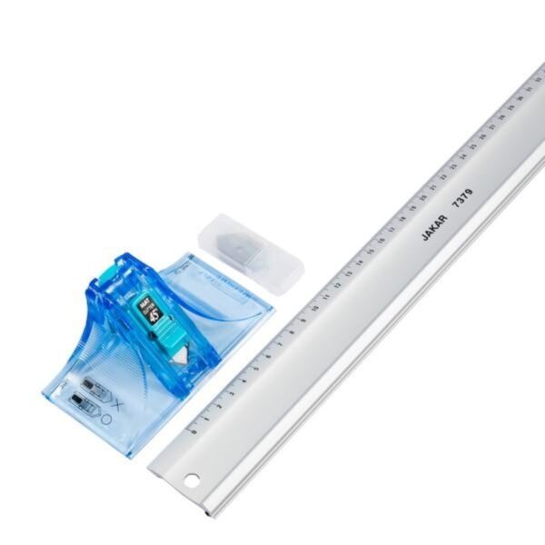 Jakar Mount Cutter Kit Including 45° & 90° Mount Cutter With 40cm Aluminium Ruler (Spare Blade Ref 7347-B) Hanging Pack 1 Jakar Mount Cutter Kit Including 45° & 90° Mount Cutter With 40cm Aluminium Ruler (Spare Blade Ref 7347-B) Hanging Pack