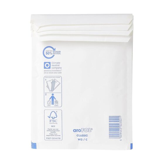 A7 Padded Bubble Envelopes – 90mm x 145mm – Self-Seal Mailer Bags for Jewellery & Small Items