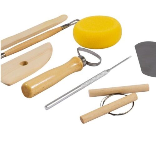 Jakar Pottery Tool Kit - 8 Piece Set - Wooden Modelling, Needle, Wire Cutters & Carving Tools (9017) 4 Jakar Pottery Tool Kit – 8 Piece Set – Wooden Modelling, Needle, Wire Cutters & Carving Tools (9017)