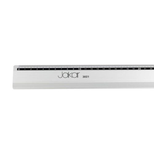 Jakar Student Range 30cm Aluminium Ruler Printed With mm And cm