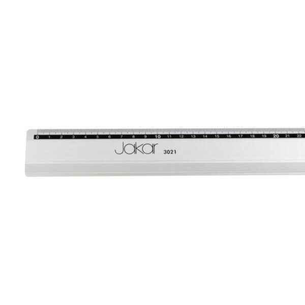 Jakar Student Range 30cm Aluminium Ruler Printed With mm And cm
