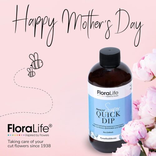 FloraLife Quick Dip 250ml – Instant Hydration Treatment for Fresh-Cut Flowers 6 FloraLife Quick Dip 250ml – Instant Hydration Treatment for Fresh-Cut Flowers