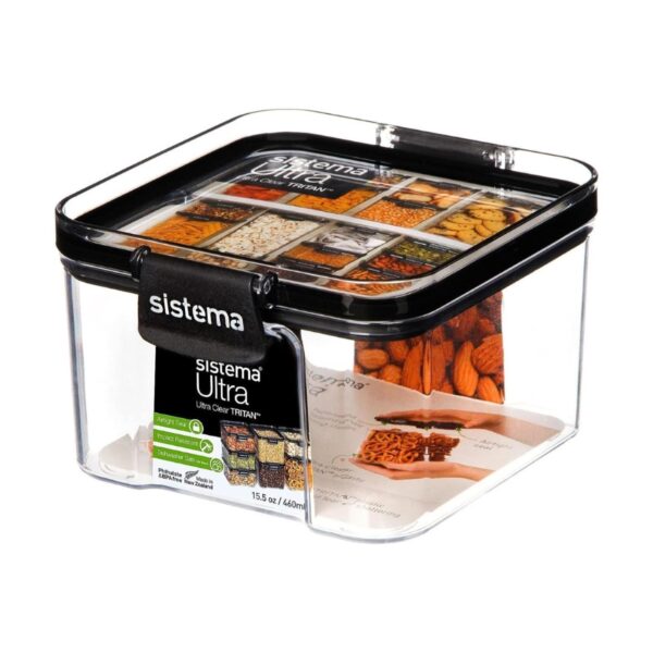 Sistema Ultra Square 460ml | BPA-Free Plastic