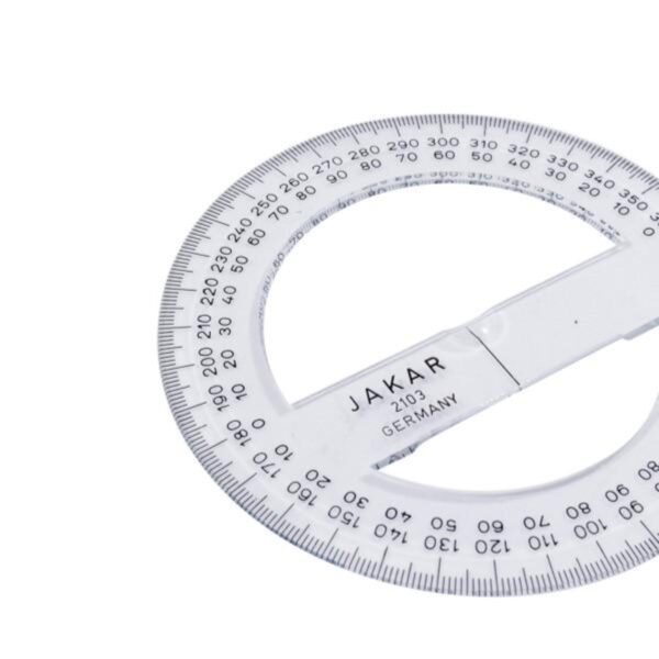Jakar Protractor 360° - 100mm 1 Jakar Protractor 360° – 100mm