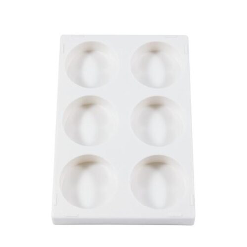 Jakar White Plastic Rectangular Palette - 21.5x14.5x2cm (6603) with 6 Deep Wells for Paint Mixing 3 Jakar White Plastic Rectangular Palette – 21.5×14.5x2cm (6603) with 6 Deep Wells for Paint Mixing