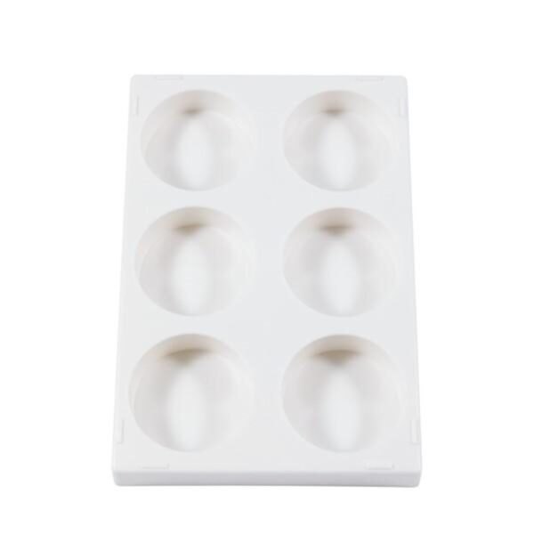 Jakar White Plastic Rectangular Palette - 21.5x14.5x2cm (6603) with 6 Deep Wells for Paint Mixing 1 Jakar White Plastic Rectangular Palette – 21.5×14.5x2cm (6603) with 6 Deep Wells for Paint Mixing