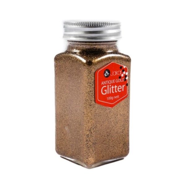Jakar Antique Gold Fine Glitter – 100g Non-Toxic Craft Glitter for Arts, Crafts & Decorations (7681) 1 Jakar Antique Gold Fine Glitter – 100g Non-Toxic Craft Glitter for Arts, Crafts & Decorations (7681)