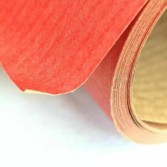 Eco-Friendly Brown & Red Kraft Gift Wrap Roll (4M x 69cm) – Biodegradable & Recyclable