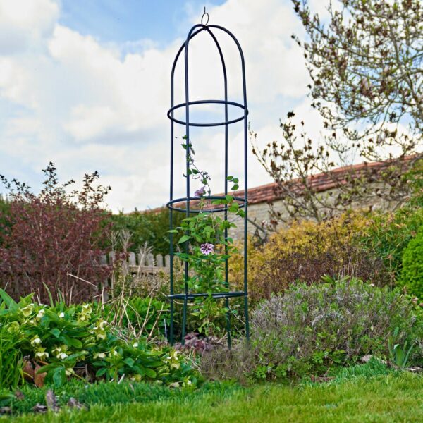 Garden Obelisk – Decorative Support for Climbing Plants and Vines – Ideal for Enhancing Your Garden Aesthetics 1 Garden Obelisk – Decorative Support for Climbing Plants and Vines – Ideal for Enhancing Your Garden Aesthetics