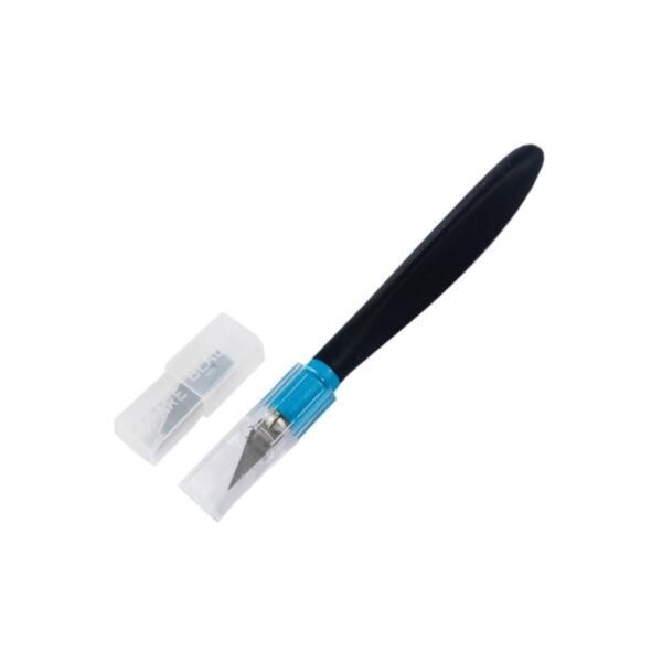 Jakar Cutting Knife with Cushion Grip Handle (Spare Blade Ref. 7344-B) - Includes 5 Spare Blades Hanging Pack for Comfortable Precision Cutting (7376) 1 Jakar Cutting Knife with Cushion Grip Handle (Spare Blade Ref. 7344-B) – Includes 5 Spare Blades Hanging Pack for Comfortable Precision Cutting (7376)