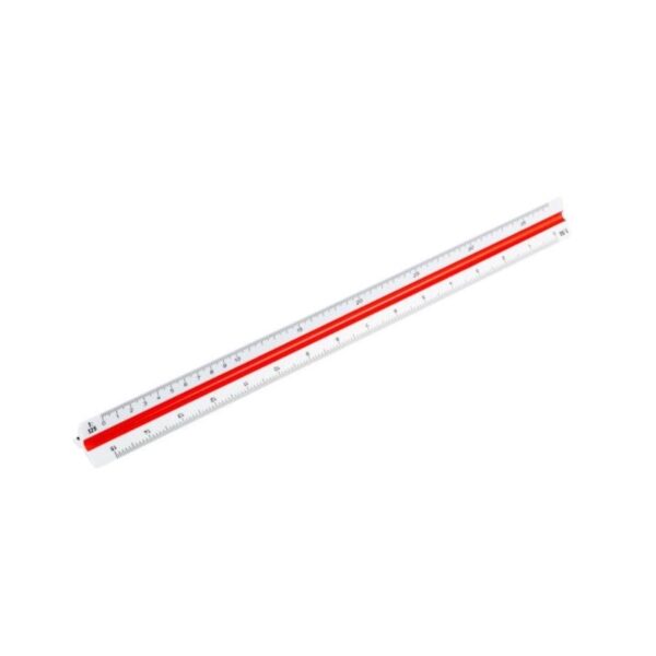 Jakar Engineer Triangular Scale - 30cm Metric (Polystyrene), 6 Scales: 1:1.25, 1:1.5, 1:10, 1:20, 1:50, 1:100, High-Impact Dual-Colour Markings, Ideal for Engineers, Drafters & Students (3703) 1 Jakar Engineer Triangular Scale – 30cm Metric (Polystyrene), 6 Scales: 1:1.25, 1:1.5, 1:10, 1:20, 1:50, 1:100, High-Impact Dual-Colour Markings, Ideal for Engineers, Drafters & Students (3703)