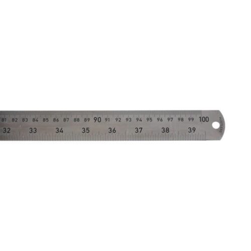 Jakar Stainless Steel Ruler - cms And Inches - 100cm (39.5”) 4 Jakar Stainless Steel Ruler – cms And Inches – 100cm (39.5”)