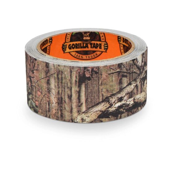 Gorilla Camo Tape Camouflage 48mm x 8.2M – Heavy-Duty, Weather-Resistant Duct Tape with Mossy Oak