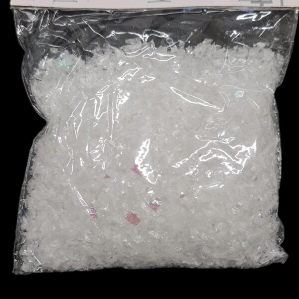 Artificial Confetti Snow Iridescent – 50g for Christmas and Party Decor