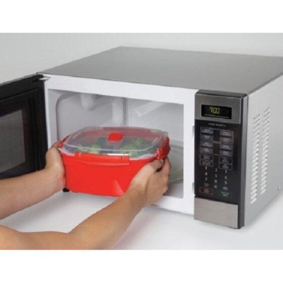 Sistema Microwave Medium Steamer Container – 2.4L | BPA-Free Plastic