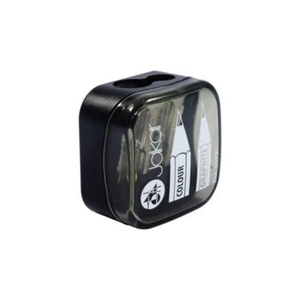 akar Double Hole Metal Pencil Sharpener - For Graphite and Colour Pencils (5072), Durable Build, Precision Sharpening, Ideal for Artists, Designers & Students 1 akar Double Hole Metal Pencil Sharpener – For Graphite and Colour Pencils (5072), Durable Build, Precision Sharpening, Ideal for Artists, Designers & Students