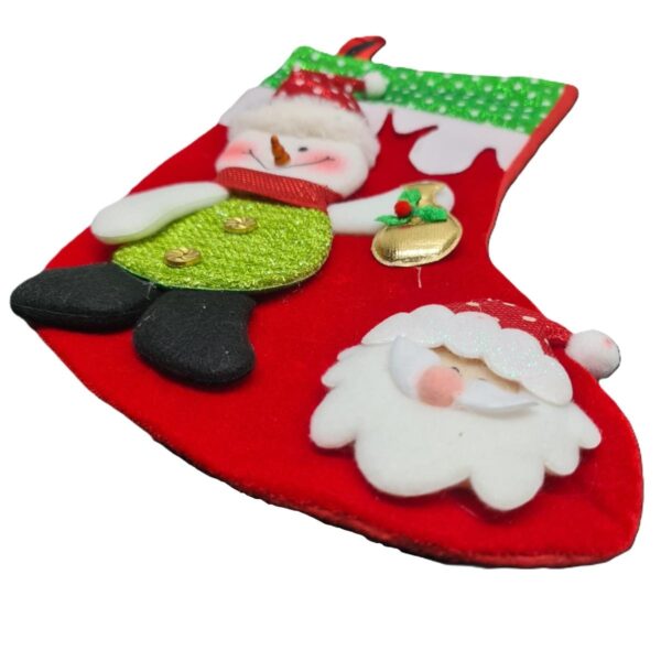 Snowman Christmas Stocking – Festive Holiday Decoration