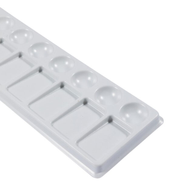 Jakar Palette, White Plastic, 30 X 10cm, 16 Well, Rectangular, Hanging Pack 1 Jakar Palette, White Plastic, 30 X 10cm, 16 Well, Rectangular, Hanging Pack
