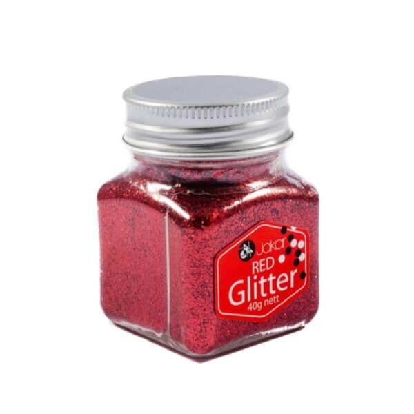 Jakar Red Fine Glitter - 40g Non-Toxic Craft Glitter for Arts, Crafts & Decorations (7647) 1 Jakar Red Fine Glitter – 40g Non-Toxic Craft Glitter for Arts, Crafts & Decorations (7647)