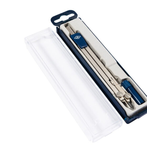 Jakar Geared Head Pencil Compass 135mm – Precision Drawing Tool with Spare Points & Storage Case for Technical Drawing, School & Office (1151)