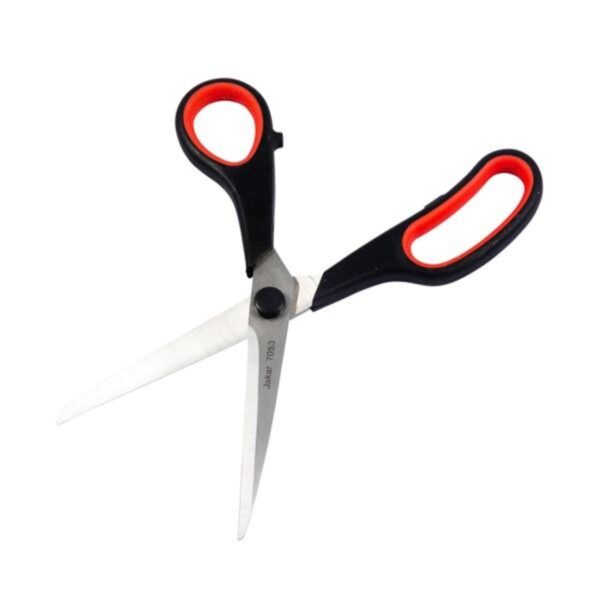Jakar Stainless Steel Scissors - 21cm (8.5") with Comfortable Soft Grip Handle, Durable, Hanging Try-Me Blister Pack (7053) 1 Jakar Scissors, Stainless Steel, 21cm /8.5” With Soft Grip Handle In Hanging Try-Me Blistercard