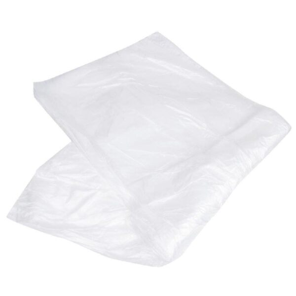 Clear Compactor Sacks (5 Pack) – 50x8x120cm (20x3x47″) – 150 Gauge, 37.5 Microns, 140L Waste Bin Liner