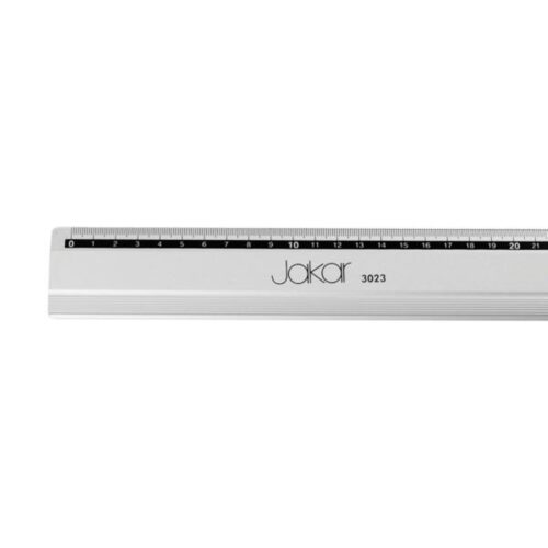 Jakar Student Range 60cm Aluminium Ruler Printed With mm And cm