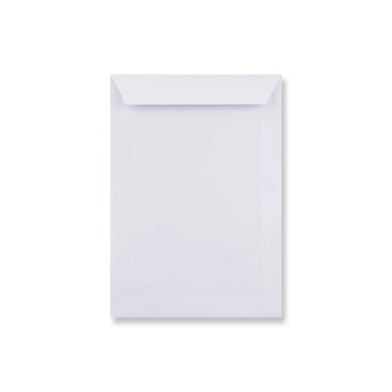 C4 Gusset Envelopes (5 Pack) White Manilla A4 140gsm – 25mm Expanding Width, Peel & Seal
