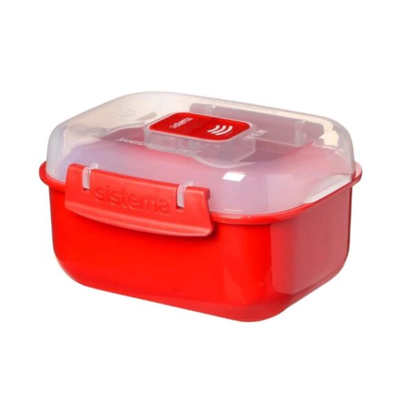 Sistema Rectangular Lunch Box - 525ml | BPA-Free - Microwave & Dishwasher Safe, Perfect for Snacks & Meals 1 Sistema Rectangular Lunch Box – 525ml | BPA-Free – Microwave & Dishwasher Safe, Perfect for Snacks & Meals