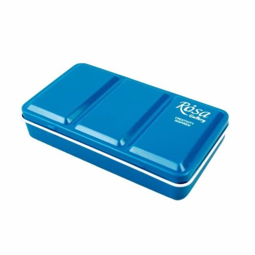 Rosa Gallery Empty Metal Case - Turquoise for 12 Watercolour Full Pans 6 Rosa Gallery Empty Metal Case – Turquoise for 12 Watercolour Full Pans