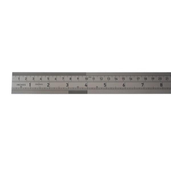 Jakar Stainless Steel Ruler - cms And Inches - 60cm (24”) 1 Jakar Stainless Steel Ruler – cms And Inches – 60cm (24”)