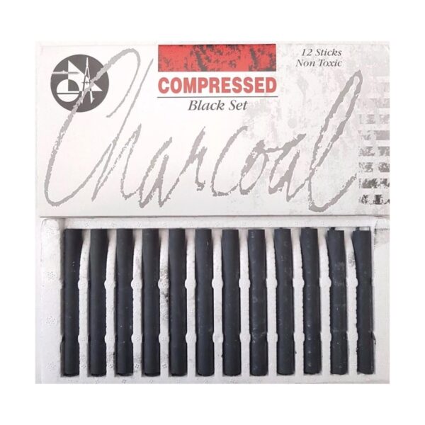 Jakar Artist Soft Pastels & Compressed Charcoal Set - 4 Pack (Black, Grey, Earth Colours & Assorted Pastels) 1 Jakar Artist Soft Pastels & Compressed Charcoal Set – 4 Pack (Black, Grey, Earth Colours & Assorted Pastels)